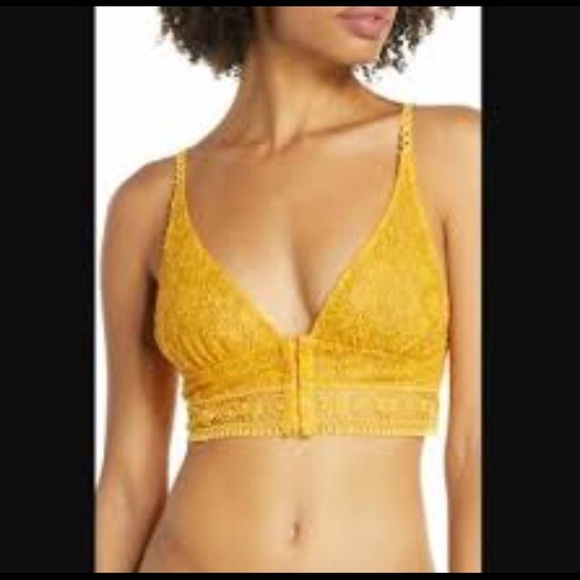 Free People Ella soft bra sunset size medium - Picture 4 of 14